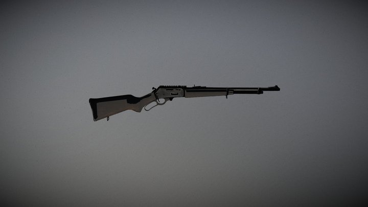 Vintage Wooden Sniper || Optimized for FPS/TPS 3D Model