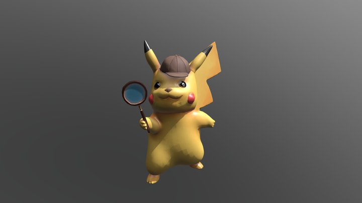 Detective Pikachu 3D Model