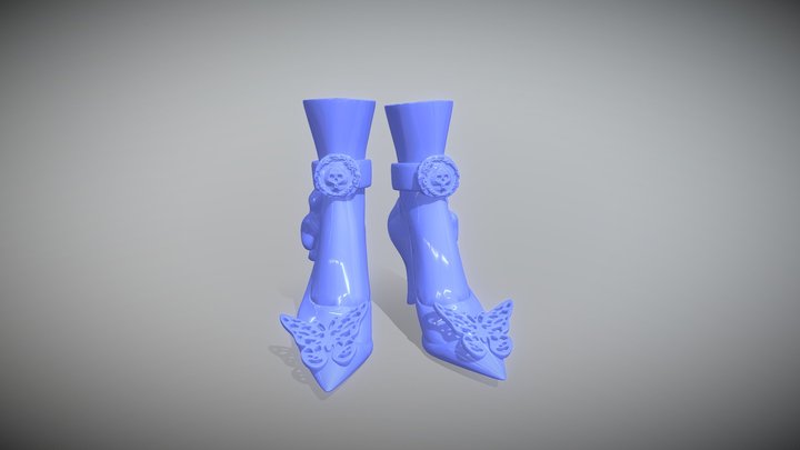 Fashion Boot Style Gloria 3D Model