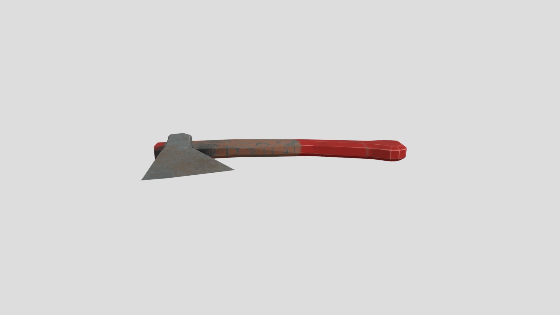 3D model Axe - This is a 3D model of the Axe. The 3D model is about a red and black pen.