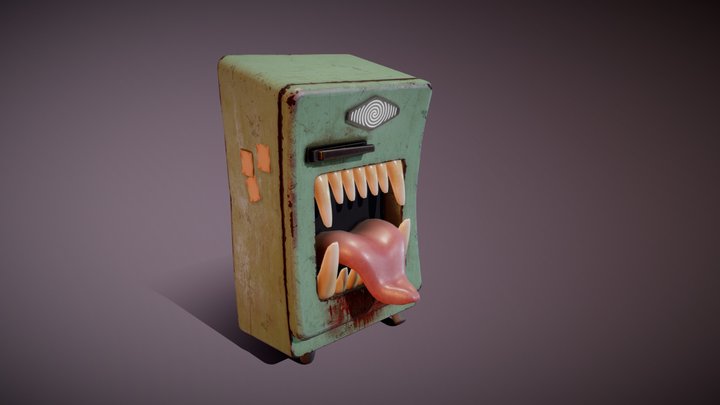 Killer Fridge 3D Model