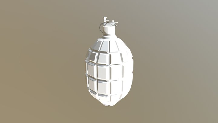 Hand Grenade 3D Model
