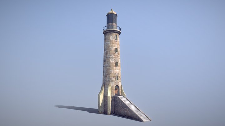 Stone Fort Lighthouse 3D Model