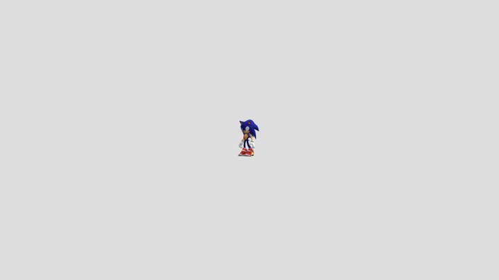 SA2 sonic the hedgehog 3D Model