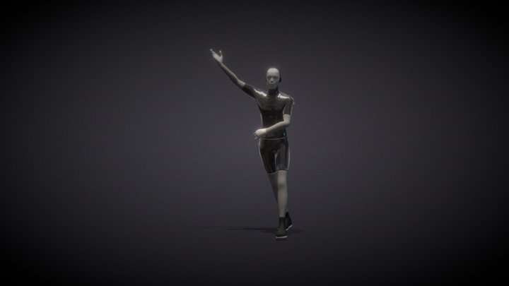 A&M: Lezginka. Twirl (123 bpm) - dance animation 3D Model