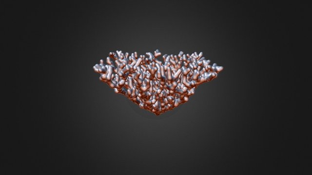 Squarish Branching Shape 3D Model