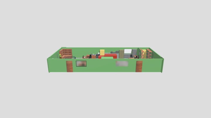 Thomas Products Floor Layout 01 3D Model