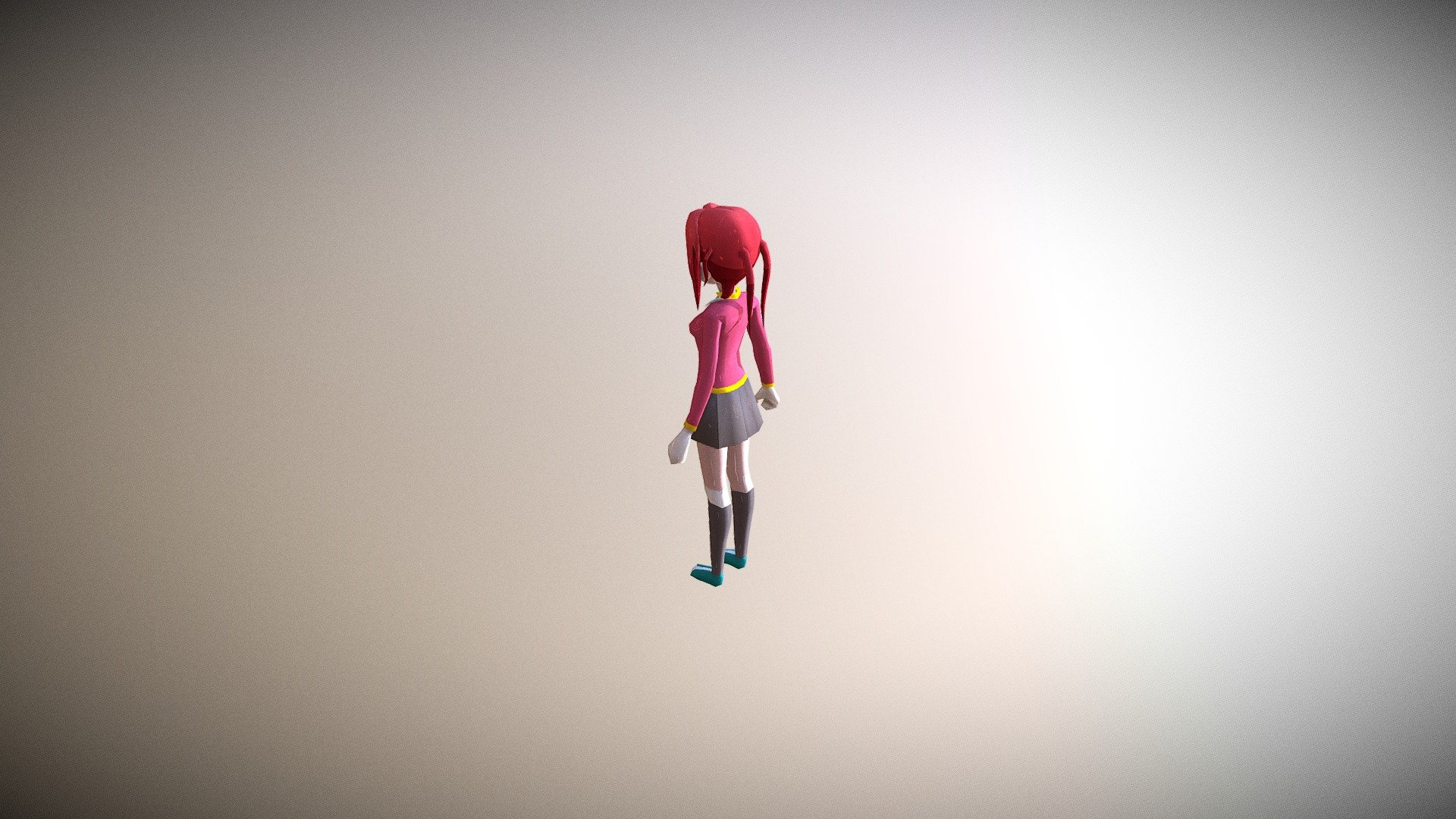 Anime Charcter - Download Free 3D model by cgpianstudio [f45468d ...
