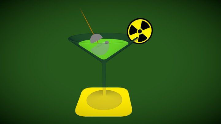 Uranium Cocktail 3D Model