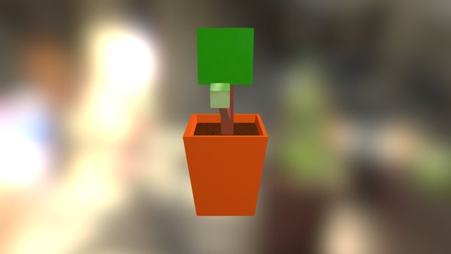 Cute tree Blender 3D 3D Model