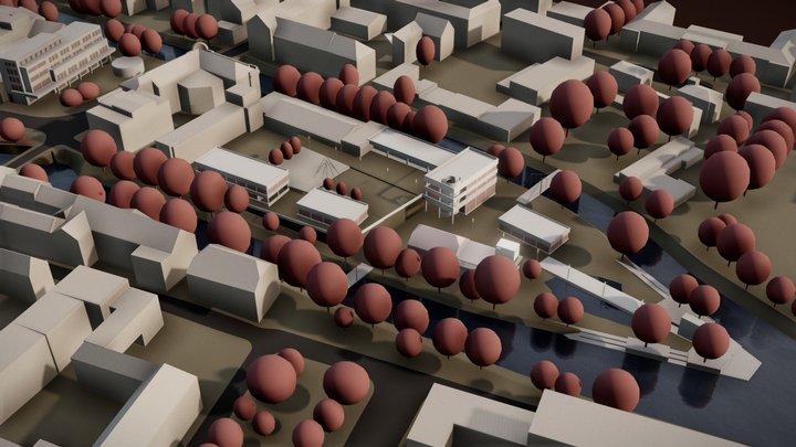 Kalisz - Urbanistyka (test wip) 3D Model