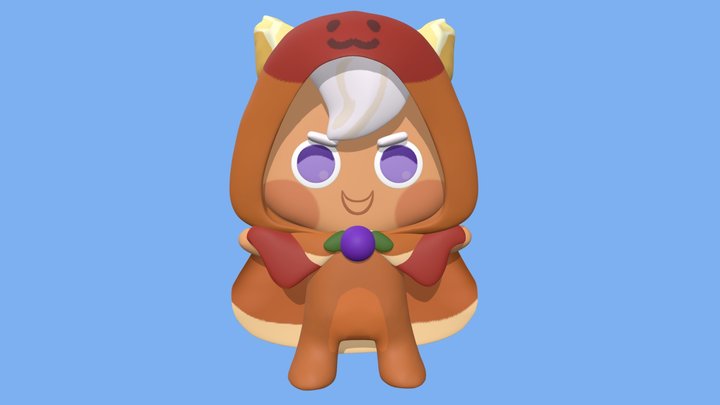 Pancake Cookie from Cookie Run 3D Model