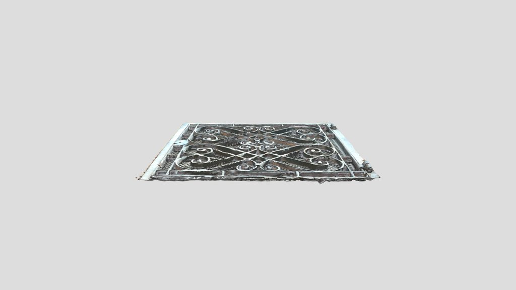 Air Vent From Old House 3d Scanned