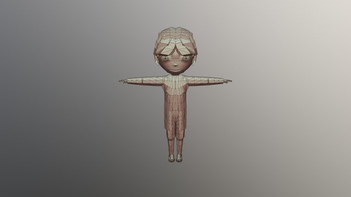 Barry Lowpoly 3D Model