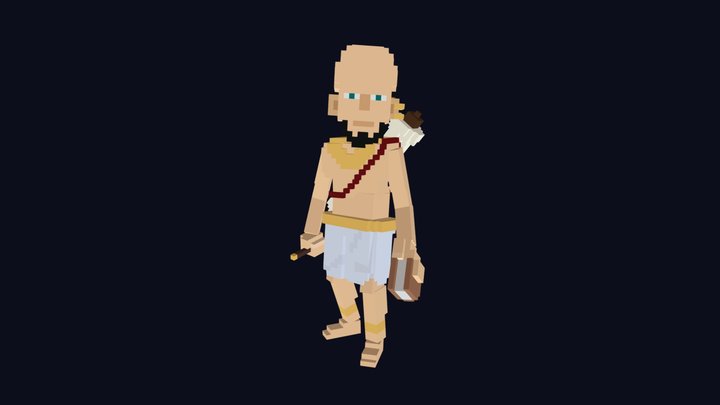 Sprite-character 3D models - Sketchfab