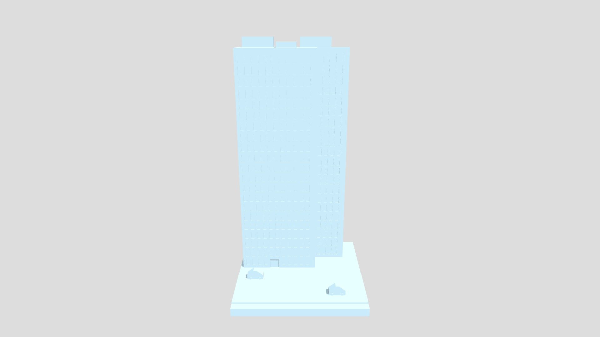 Keio Plaza Hotel 3D model by Eric Blomberg