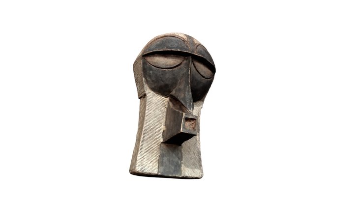 Kifwebe Songye Mask 3D Model