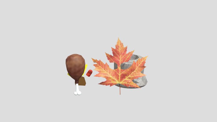 Gorilla Tag Fall 2021 Cosmetics 3D Model
