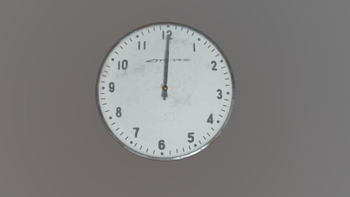 "Strela" Electric Clock 3D Model