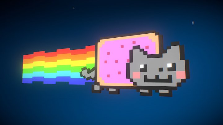 Nyan Cat 3D Model