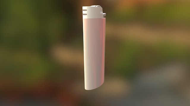 Bic Style Lighter 3D Model