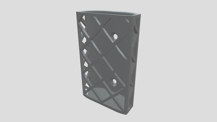 Remote Controller Wall Holder 3D Model