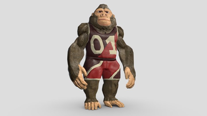 Basketball (Gorilla) - Sketchfab 3D Model