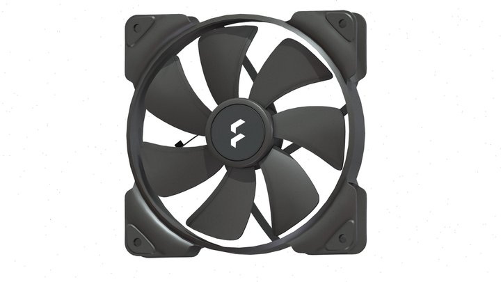 Fractal Cooling Fan 3D Model