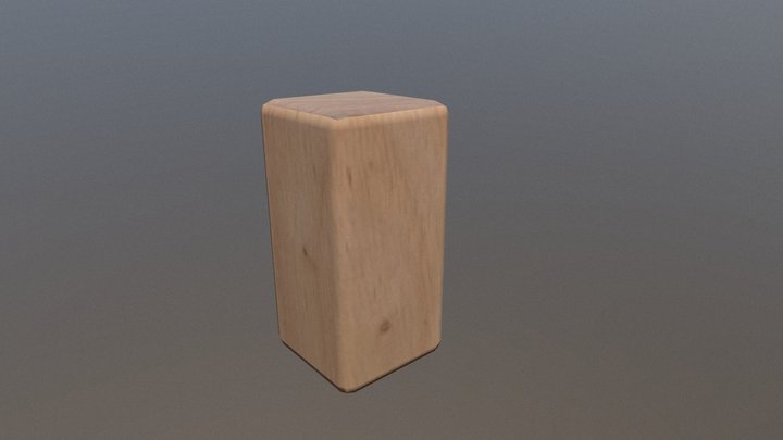 Woodblock 3D Model