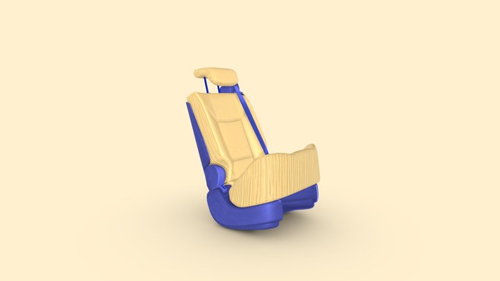 Chair - Clown - duplicated version 3D Model