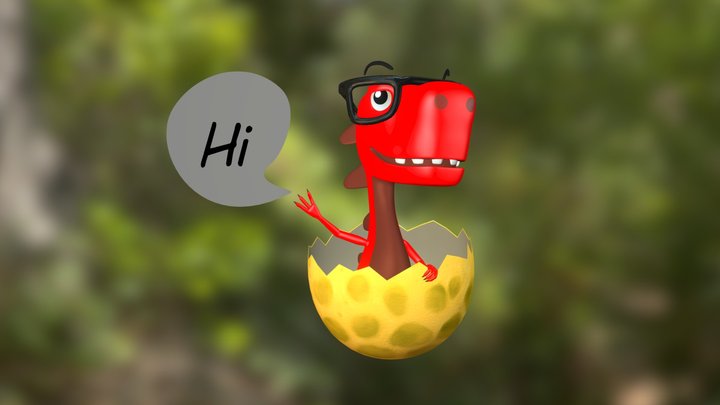 Dinasour-birth 3D Model