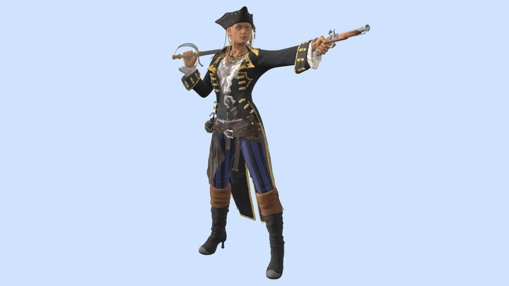 Pirate 3D Model