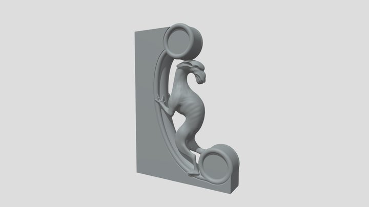 gothic sculpture 1.2 3D Model