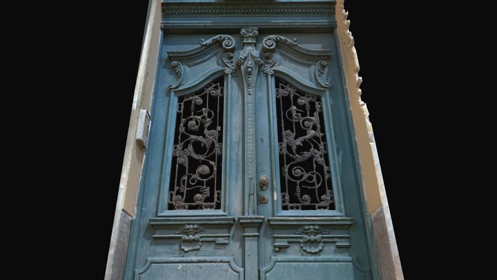 Baroque portal 3D Model