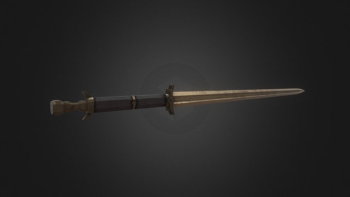 Dwarven Longsword 3D Model