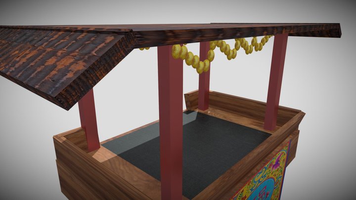 Indian Thela 3d model 3D Model