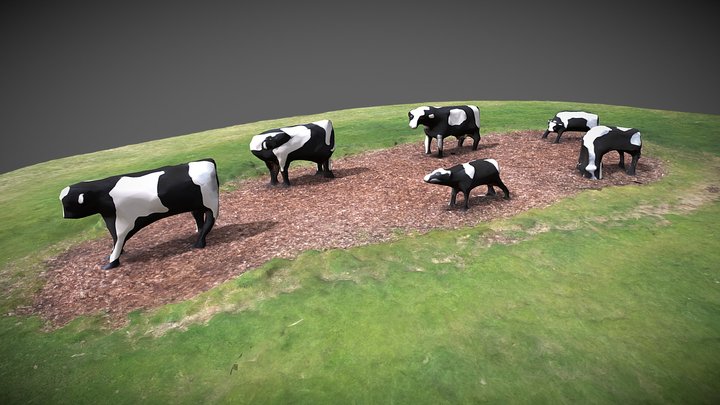 Cows 3D Model