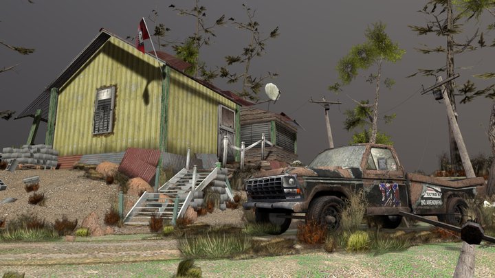 DAE Diorama - Forest Loner 3D Model