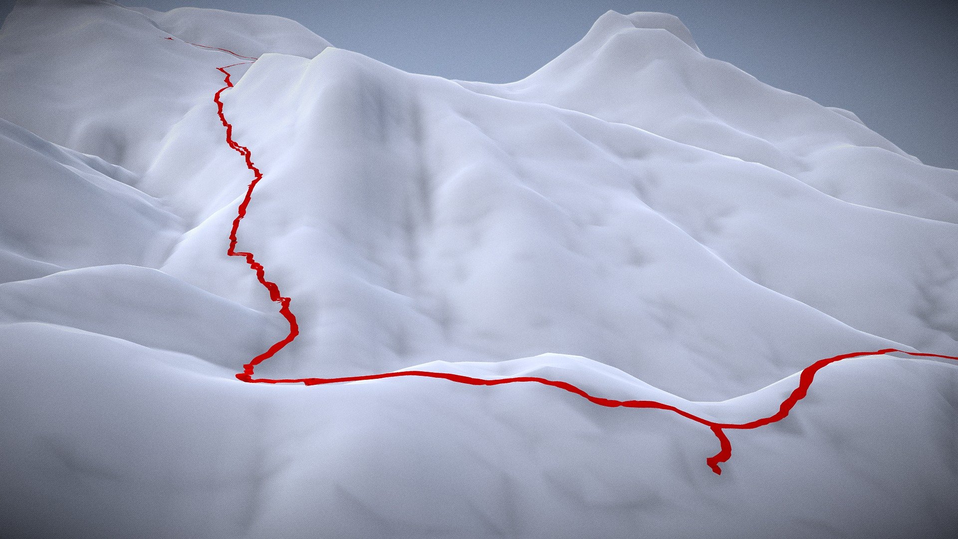 GPX track as 3D plane path