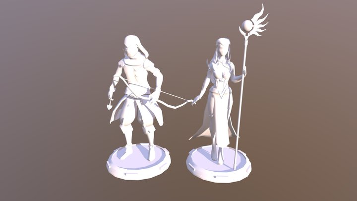 Dungeon Game Collection 3D Model