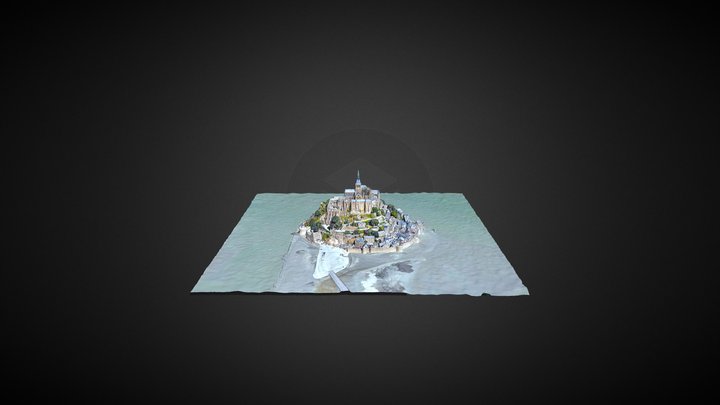 Mont Saint- Michel 3D Model