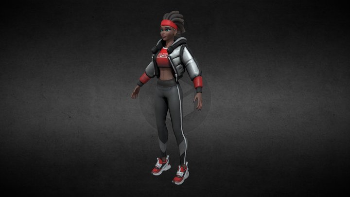 Dayo  - miniroyale.io - (Rigged) 3D Model