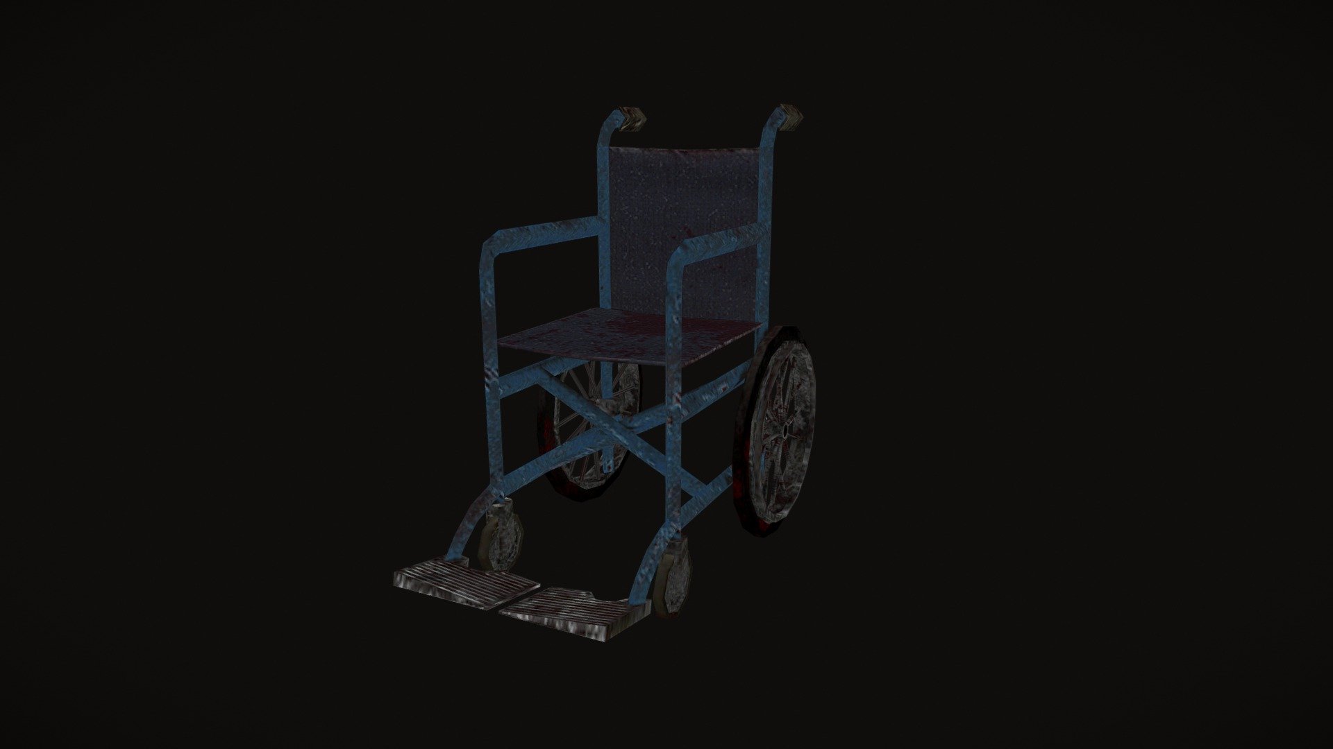 PS1 Style Horror Wheelchair Prop - Download Free 3D model by Jan ...