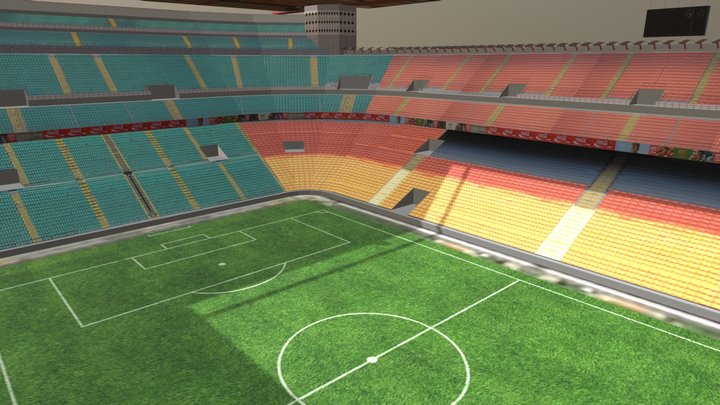 Giuseppe Meazza Stadium - San Siro 3D Model