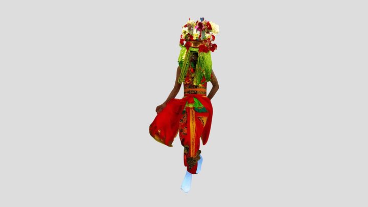 Tari Seblang 3D Model