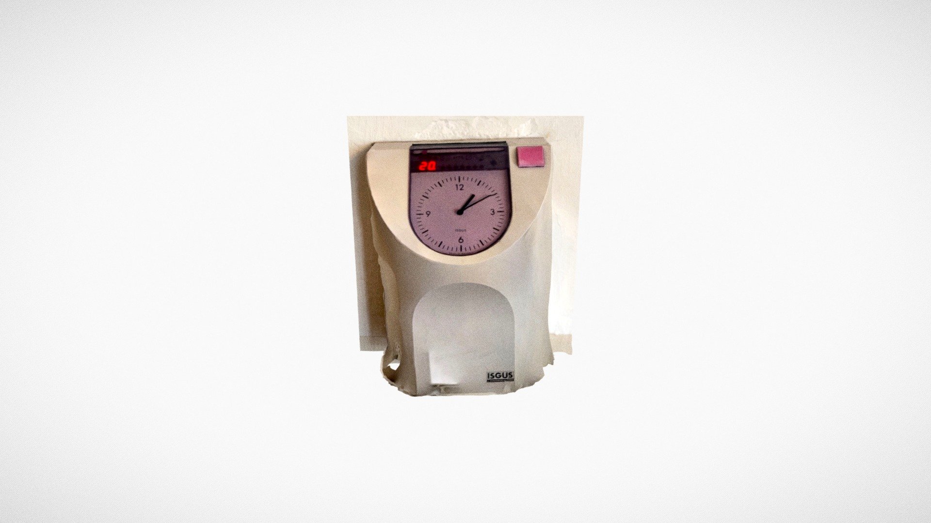 Retro worker clock-in device