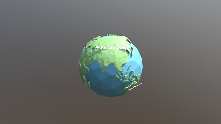 Low+ Poly+ Earth+V22 3D Model