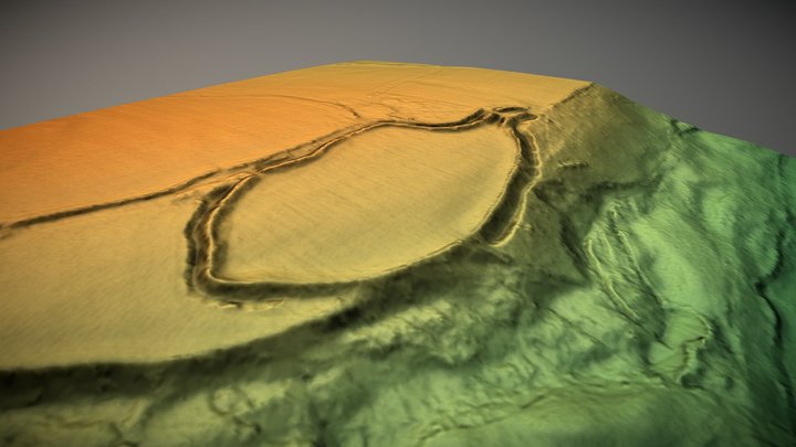 Whitestaunton Camp, Somerset (UK) – Kostenloses 3D-Modell STL