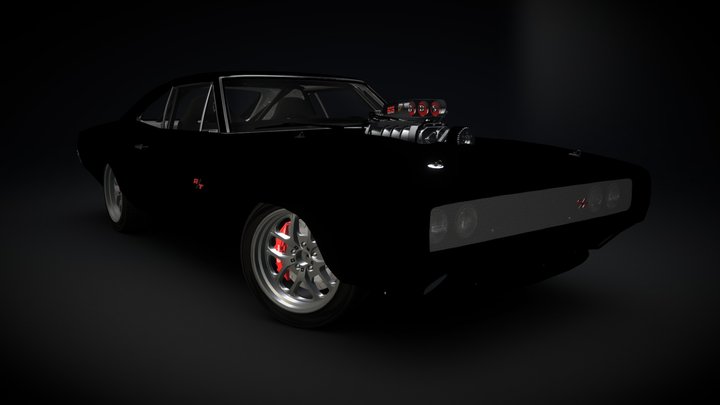 Doms Charger Forza Horizon 2 3D Model