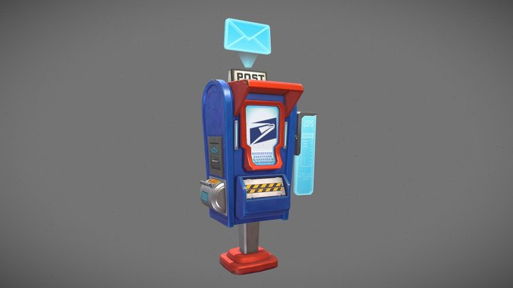 Mailbox (PBR) 3D Model